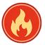 Icône type Feu Pokémon
